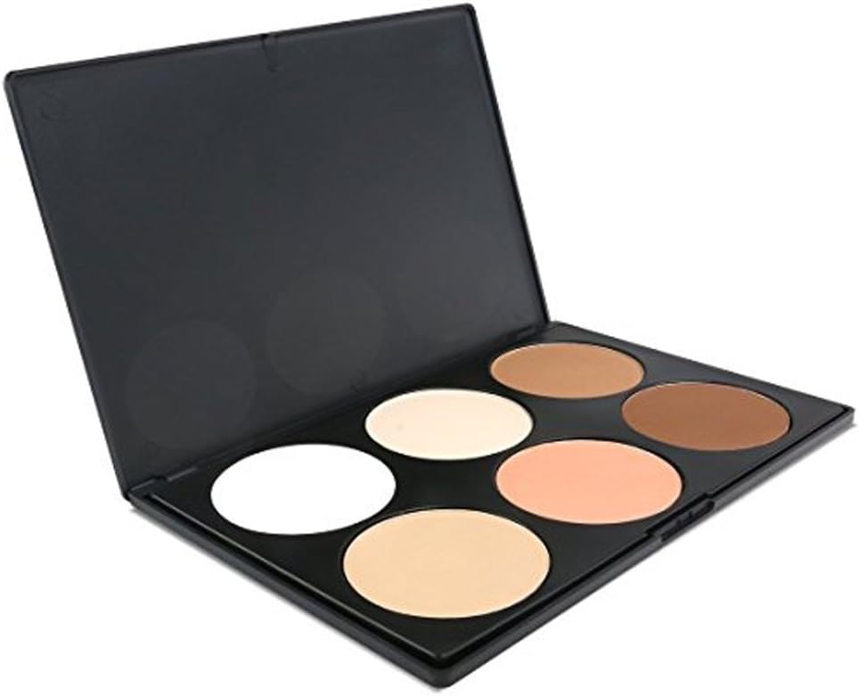 iMeasy Makeup Contour Kit Highlight and Bronzing Powder Palette - 6 Colors