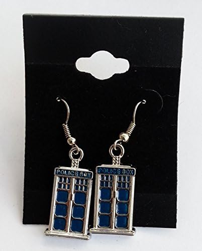 HandmadeDoctor T.A.R.D.I.S. Earrings 2D