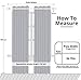 Utopia Bedding 2 Panels Grommet Blackout Curtains Thermal Insulated for Bedroom, W52 X L84 Inches, Beige