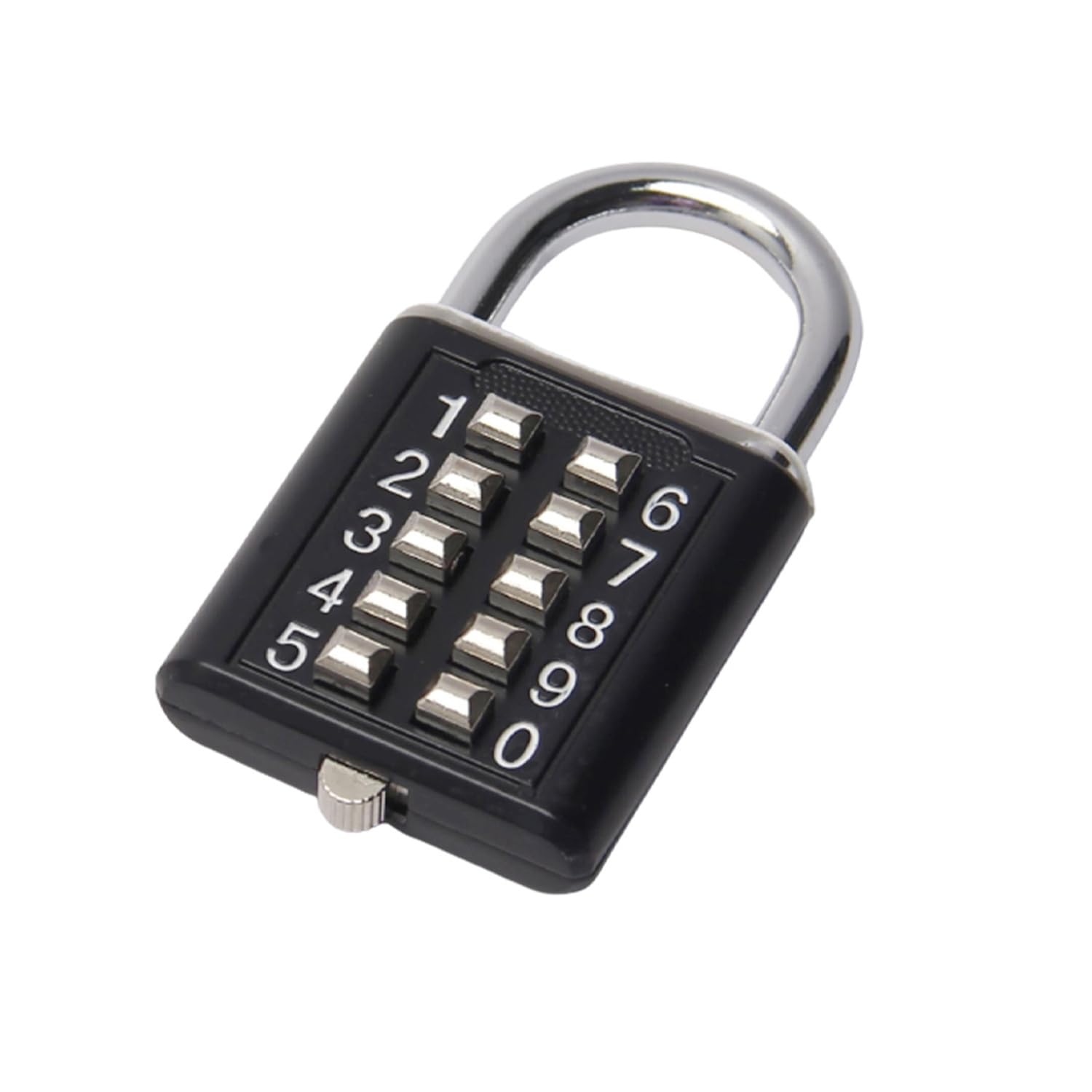 MroMax 3Pcs 10-Digit Combination Padlock, Push