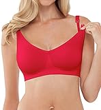 Bravado Body Silk Seamless Nursing Bra, cherry, m