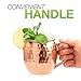 MEKBOK Moscow Mule Copper Cup-2 cups (16 ounces) The best hammered barrel for cocktails and cold drinks-A stylish gift for those who like parties and handmade