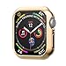 amBand Compatible for Apple Watch Series 4 40mm Case, Soft Slim TPU Bumper Cover Compatible for iWatch Series 4 Gold
