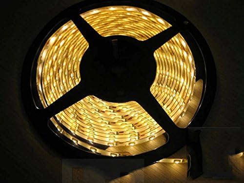 Feican DC12V 5M/Roll 60LED/m LED Strip SMD3528 IP20 Non-Waterproof Optional Flexible Led Strip (Warm White)