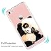 iPhone 6 6s Case,[Color Printed] Cute Panda Series Soft TPU Silicone Protective Skin Ultra Slim & Clear with Unique Painted Design Gift Bumper Back Cover for iPhone 6/6s 4.7 inch Panda hi