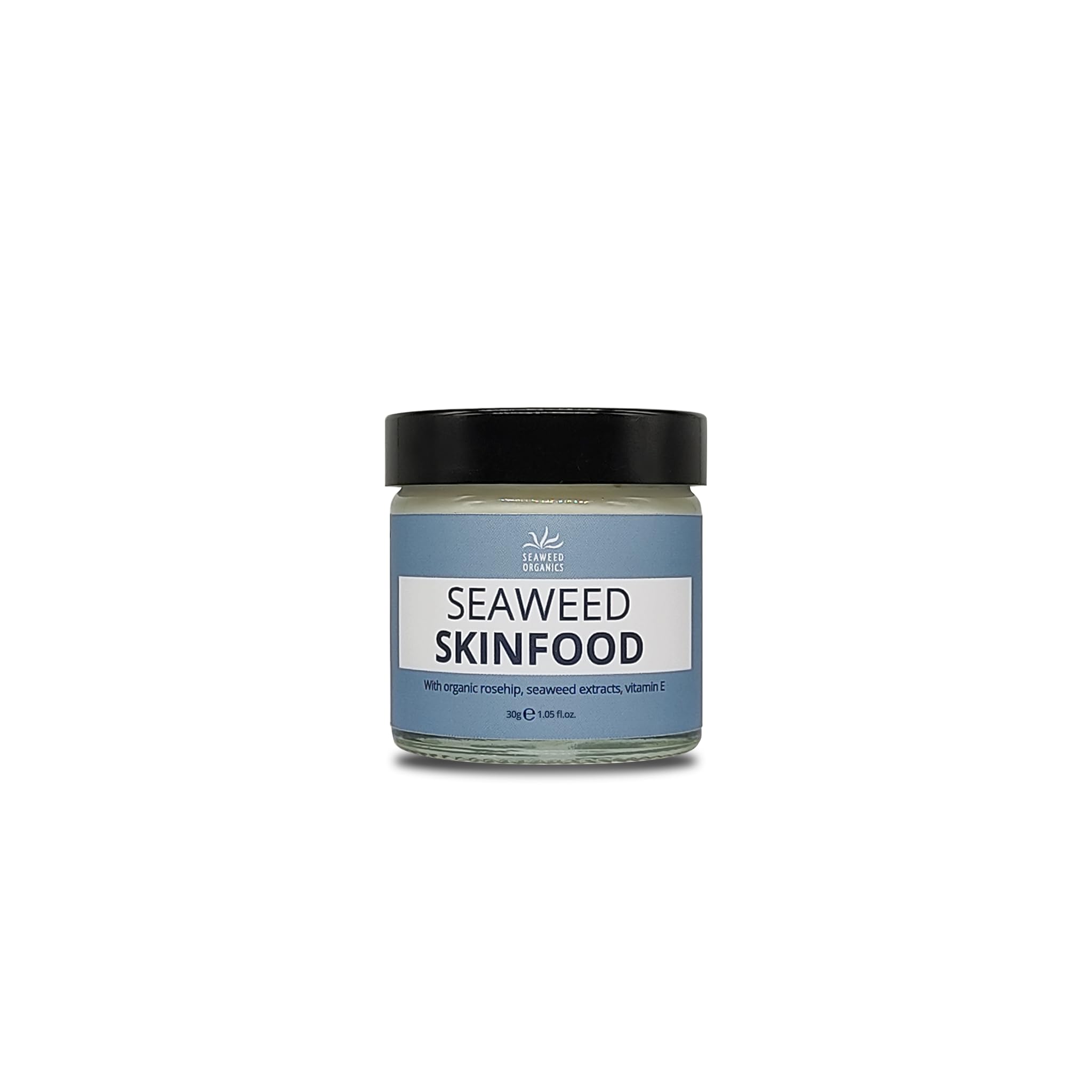 SEAWEED ORGANICS - Seaweed Skinfood face cream, Luxurious Hydration with Natural Seaweed Extract, Organic rosehip, Vitamin E, Nourishing Day Cream, All Skin Types, 30g, DIANA DRUMMOND