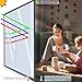 Window Privacy Film One Way Window Tint for Home and Office Daytime Reflective Stained Glass Sun Blocking Heat Blocking Anti UV Mirror Film Silver 35.5 Inch x 6.5 Feet