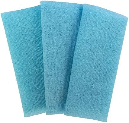 KAKOOI Long Exfoliating Nylon Bath Cloth / Towel,Magic Shower Washcloth For Body,35 inches (90cm),Pack Of 3