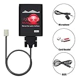 Wyness Car MP3 USB/AUX 3.5mm Stereo Wireless Music Receiver Wireless Hands Free Auto Bluetooth Adapter Fit for Toyota (6+6) Pin Camry Tacoma Corolla Tundra RAV4 Lexus RX GS is