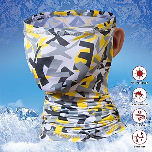 Idefair Face Mask Neck Gaiter,Sun UV Protection Fishing Mask Unisex