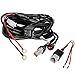 Primelux Universal Relay Wiring Harness for LED Light Bars Driving Lights Fog Lights Work Lights (1 Lead(1x25A,14AWG))