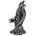 Mythical Winged Dragon Climbing Medieval Castle Statue for Decorative Ancient & Gothic Home Decor Sculptures and Figurines As Metallic Look Collectible Fantasy Gifts