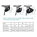 WOTOW Bike Saddle Bag, Under Seat Bike Bag Pouch Pack, Water Proof Mudproof Strap-on Cycling Wedge Bag Quick Release Storage Pannier Mountain bike saddle bag for Outdoor MTB Road Bike (1.4-1.6L)