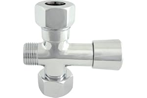 Kingston Brass ABT1060-1 Vintage Shower Arm Diverter, 2-3/4", Polished Chrome