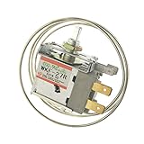 Saim AC 250V 6A 2 Pin Terminals Freezer Refrigerator Thermostat WKF-27R