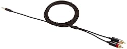 Amazon Basics 3.5 Aux to 2 x RCA Adapters, Audio