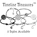 Timeline Treasures European Charm Bracelet With Charms For Girls, Stainless Steel Snake Chain, Back To School, Pink 6.5 Inch (16.5cm)