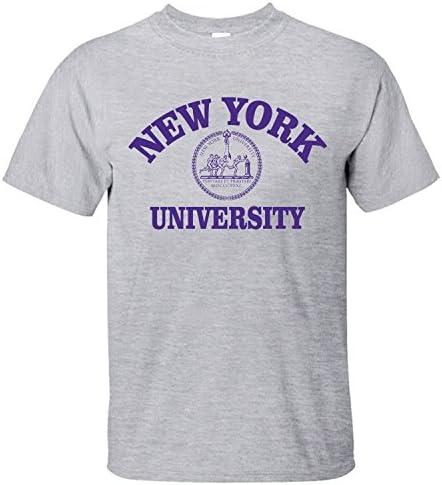 Men's New York University NYU Private University DeepHeather Tshirts