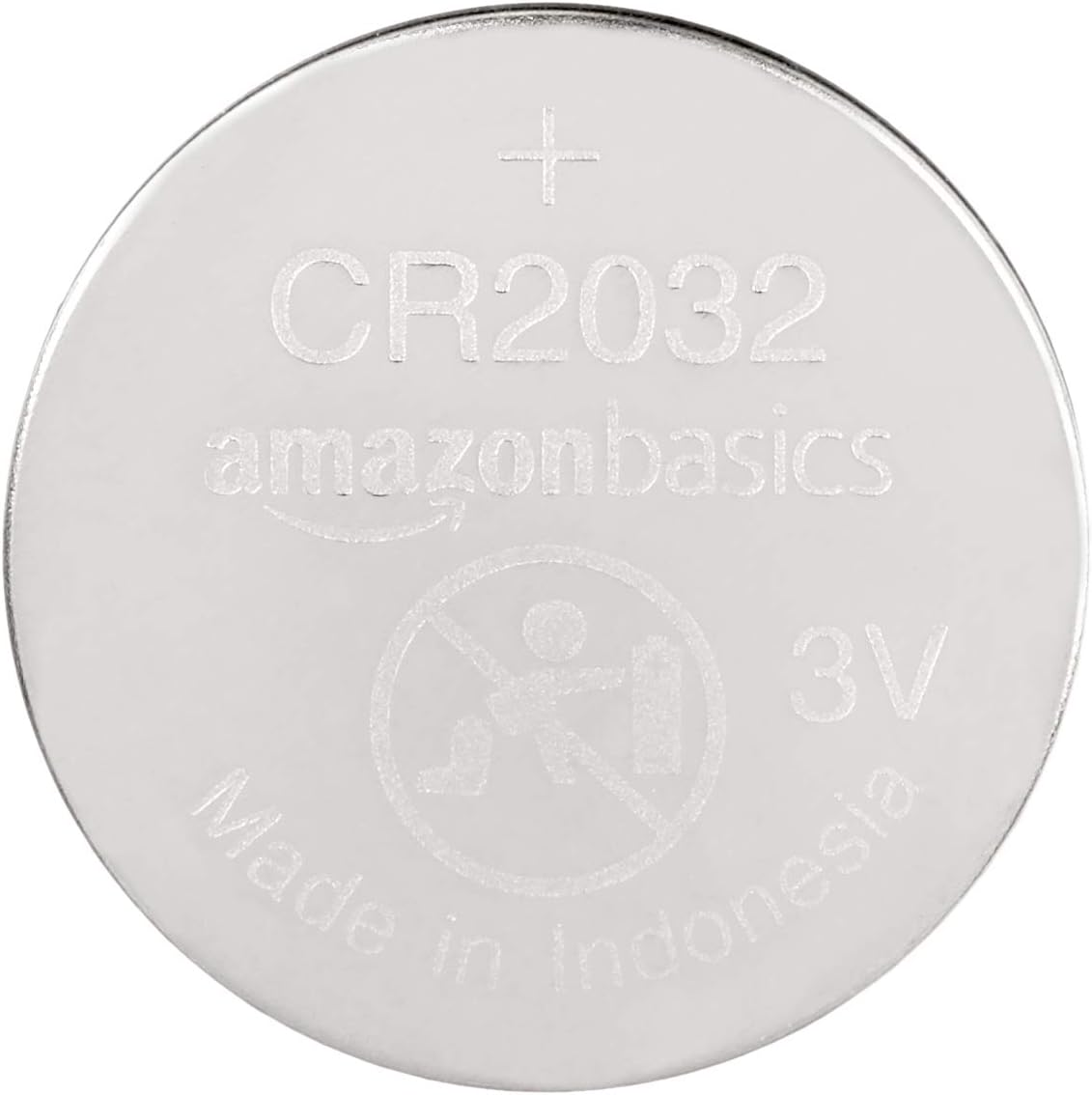 Basics CR2032 3 Volt Lithium Coin Cell Battery - 4-Pack: Electronics