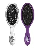 Wet Brush Collection Metallic, Silver and Purple, 2 Piece