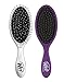 Wet Brush Collection Metallic, Silver and Purple, 2 Piece