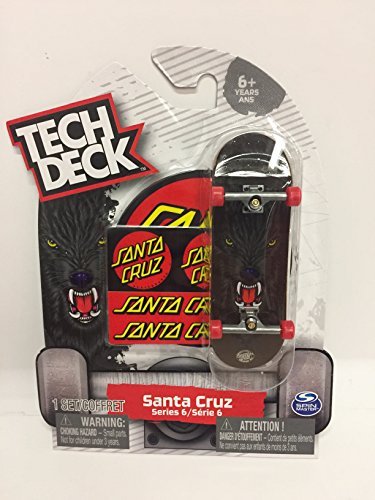 Tech Deck Series 6 Rare Santa Cruz Wolf Design Fingerboard D