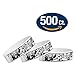 500 WristCo Zombies Tyvek Wristbands for Events - ¾” x 10” - Waterproof Recyclable Comfortable Tear Resistant Paper Bracelets Wrist Bands for Concerts Festivals Admission Party Tours