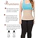 JITIFI Women's Postpartum Waist Trainer Belt Body Shaper Belly Wrap Compression Band Beige