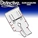 Distinctive Standard Clear 1/4” Quilting/Sewing Machine Presser Foot - Fits All Low Shank Snap-On Singer*, Brother, Babylock, Euro-Pro, Janome, Kenmore, White, Juki, New Home, Simplicity, Elna + More!