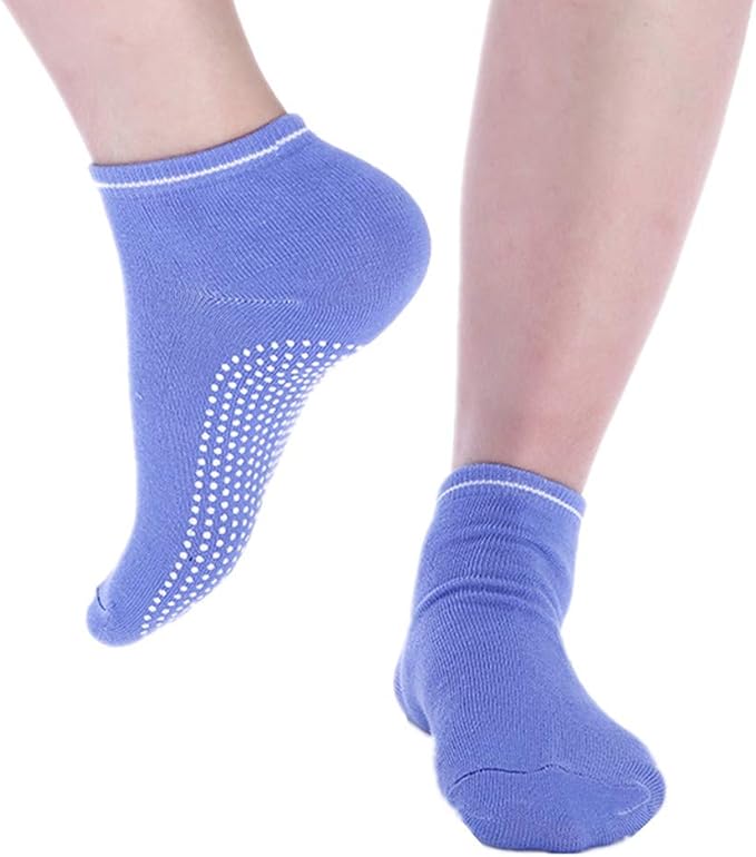 ZLXFT Calzini Antiscivolo per Donna e Uoo, 4 pcs Calze per Yoga