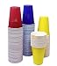 TashiBox 16 oz disposable plastic party 150 count-Assorted color red, blue, 50 yellow, BPA Free, Multicolor cups