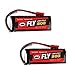 Venom Fly 30C 2S 800mAh 7.4V LiPo Battery with JST Plug x2 Pack Combo - Compare to E-flite EFLB8002SJ30