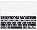 2PCS Keyboard Cover for ASUS UX301LA UX302LG UX303LA UX303LB UX303LN UX303UA UX303UB UX305 UX305CA UX305FA UX305LA UX306UA UX330CA UX330UA UX42 Q302LA Q302UA Q304UA Q324UA, Black&Clear
