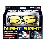 Ontel Night Sight | HD Polarized Night Vision Driving Sunglasses | Men and Women, Anti Glare, Scratch Resistant, Stylish