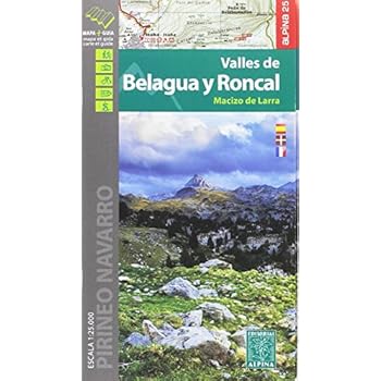 Valles de Belagua y Roncal. Macizo de Larra. 1:25.000. Mapa excursionista. Editorial Alpina. (Editorial Alpina Alpina) Valles de Belagua y Roncal. Macizo de Larra. 1:25.000. Mapa excursionista. Editorial Alpina. (Editorial Alpina Alpina)
