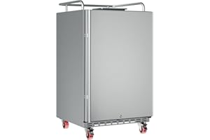 EdgeStar BR7001SSOD Full Size Built-In Outdoor Kegerator Conversion Refrigerator Only - Stainless Steel