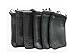 GBSTORE 6 Pcs Black Cell Phone or MP3 Nylon Mesh Drawstring Pouch Bags