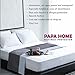 Papahome Classic Hypoallergenic Mattress Protector - Lab Tested Waterproof - Fitted Polyester Jersey Cover - Vinyl Free - 4 Different Colors Available (Twin, White)