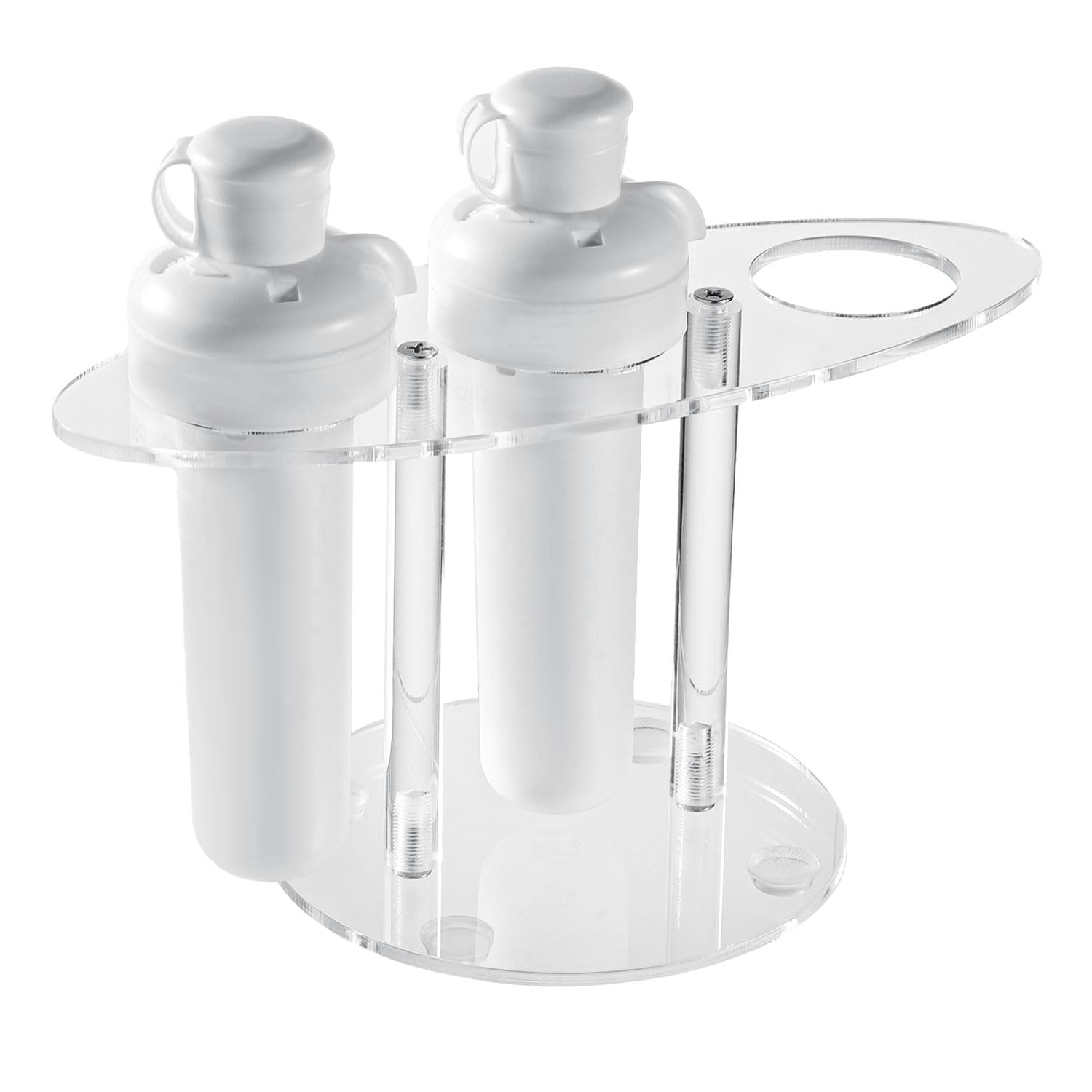 Holder for Cirkul Flavor Cartridges, Water Bottle Stand for Sips Contains 3 Flavors Cartridges Storage Rack Organizer Oval Support Shelf Accessories for Storing Flavor Cartridges