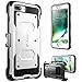i-Blason Case for iPhone 8 Plus/iPhone 7 Plus, Armorbox Built in Screen Protector Full Body Heavy Duty Protection Case With Shock Reduction/Bumper (White)