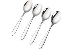Obston 12 Pieces Dinner Spoons, Stainless Steel Tablespoon Set