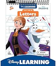 Disney Learning Frozen 2 Tracing Letters Dry-Erase Tablet - Preschool Writing Practice for Uppercase and Lower