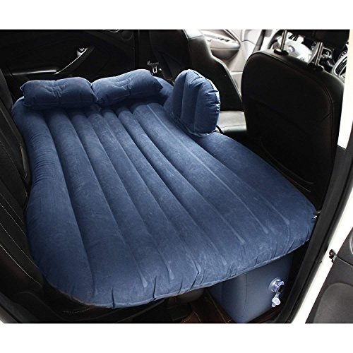 FBSPORT BSport Car Travel Inflatable Mattress Air Bed Cushion Camping Universal SUV Extended Air Couch with Two Air Pillows (New Gray)