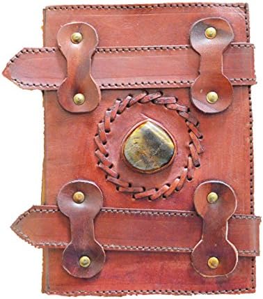 Brown Diary Brown Stone Vintage Journal Handmade Notebook Leather Diary