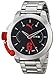 PUMA Men's PU103781004 Advance Metal Silver Black Analog Display Japanese Quartz Silver Watch