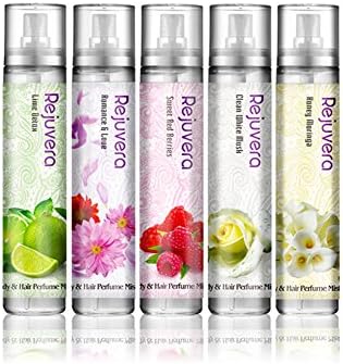 REJUVERA Body&amp;Hair Perfume Mist Delicate Fragrance Sweet Redberries