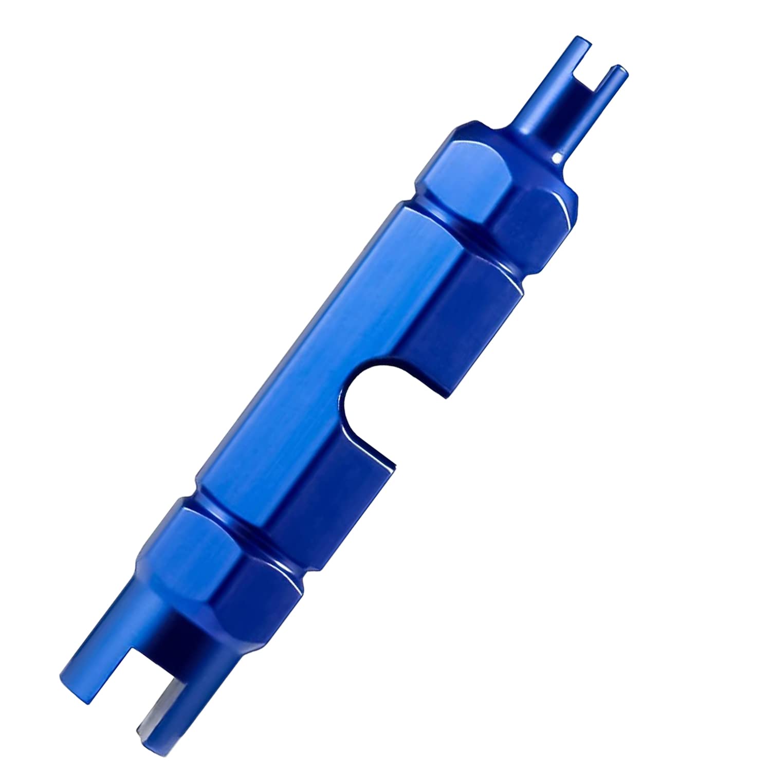 Cycling Valve Core Extractor - Dual-Function Bicycle Tool for Presta & Schrader Types, Compact Repair Kit for Road & Mountain Bike Maintenance