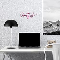 Decal Stickers Of Fancy Script Christ Life S