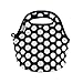 BUILT Gourmet Getaway Mini Snack Tote, One Size, Black and White Dots