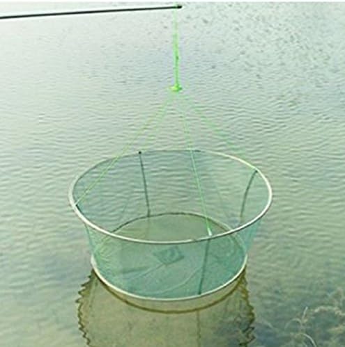 31" Drop Landing Fishing Net Protable Folding Fishing Net New Type Fish Net Shrimp Net Fishing Tackle